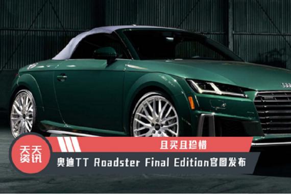 【天天资讯】奥迪TT Roadster Final Edition官图发布