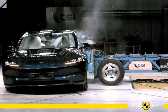 2025款特斯拉Model 3在Euro NCAP中的表现