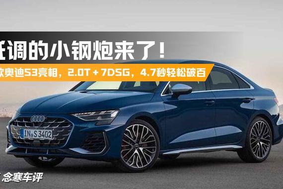 低调的小钢炮来了！新款奥迪S3亮相，2.0T＋7DSG，4.7秒破百