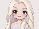 迪士尼公主头像插画,简约的线条勾勒出栩栩如生的少女