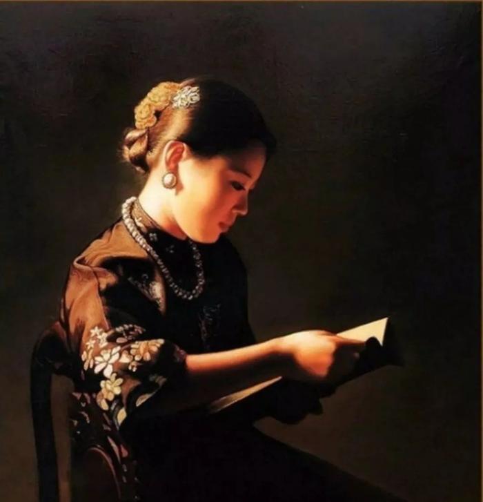 中国油画家笔下的美人，个个气质不凡！