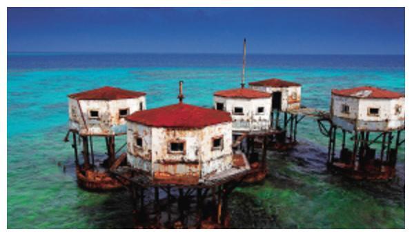 南海岛礁现状：美济岛已成第一大岛，与永暑岛、渚碧岛互为犄角