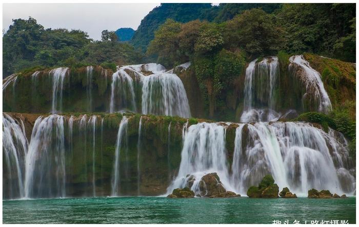 太漂亮了！中国西南三大名泉之一，广西鹅泉，竟是德天瀑布的源头