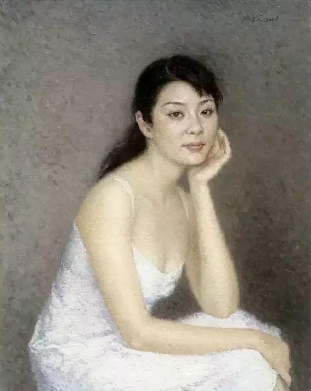 原中国美协主席靳尚谊，用油画把中国女人的美，画到极致