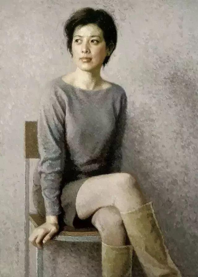 原中国美协主席靳尚谊，用油画把中国女人的美，画到极致
