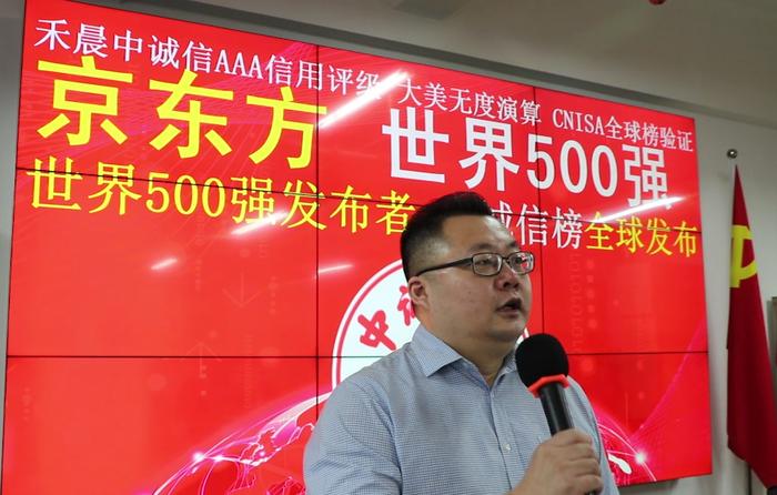 2020世界500强《中诚信榜》发布中国企业京东方