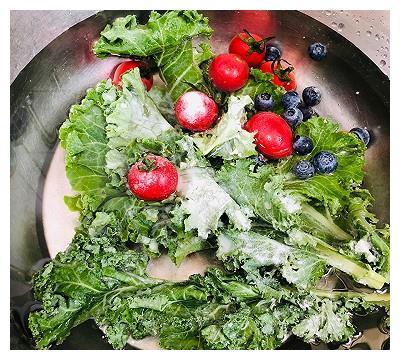 黑醋牛油果羽衣甘蓝蔬果沙拉 素食