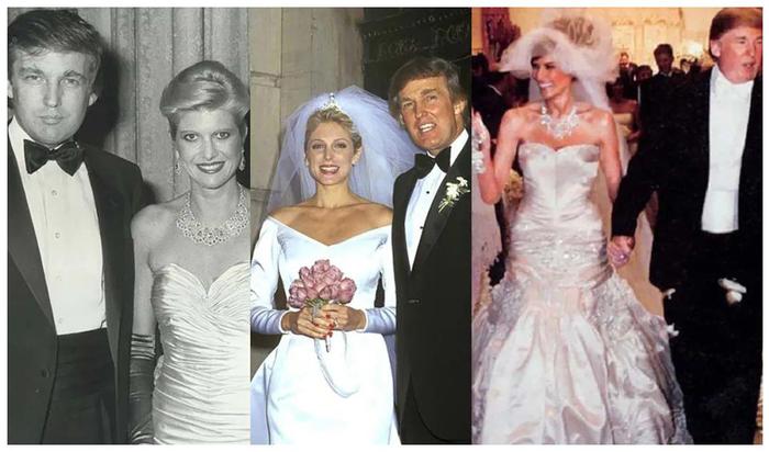 特朗普43年前娶原配，28岁新娘伊凡娜太惊艳，31岁特朗普也清秀