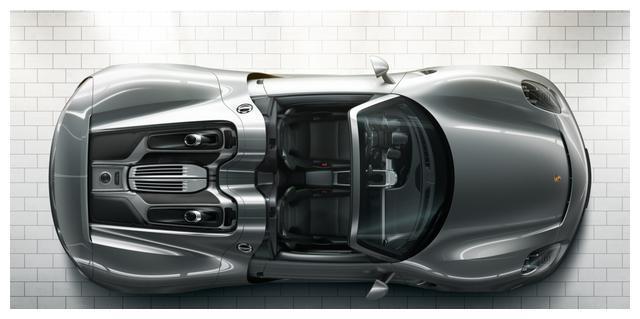 保时捷918 Spyder：首款搭载三驱动单元的超级跑车