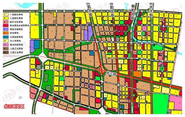 保定主城区重点区域用地布局规划变动（图）