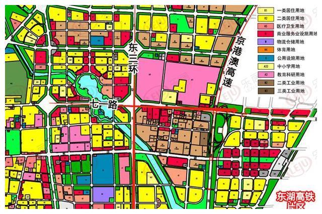 保定主城区重点区域用地布局规划变动（图）