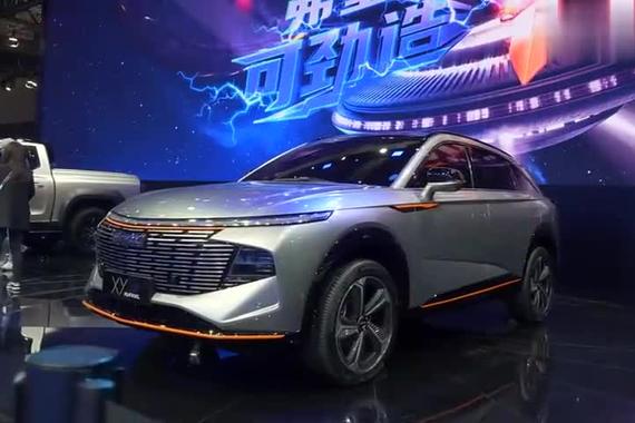 实拍哈弗XY概念车，柠檬平台加咖啡智造，满满的黑科技