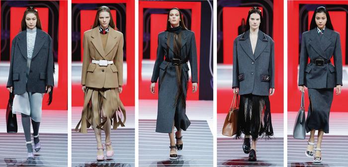 Prada 2020秋冬时装系列，每一套都展现了女性未来的无限可能