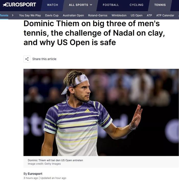 蒂姆：法网决赛打纳达尔是最大挑战 澳网战德约科维奇是史诗对决