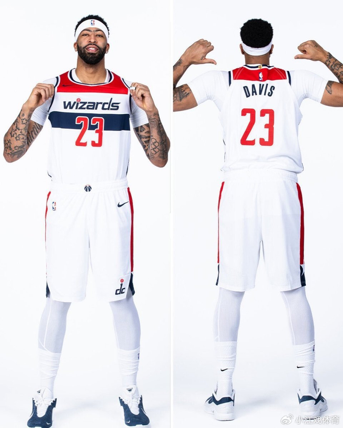 浓眉首度亮相华盛顿！身穿奇才23号定妆照出炉 兴奋发声辟谣对交易不