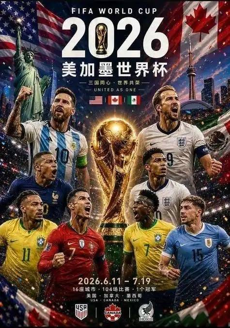 2026美加墨世界杯宣传画面