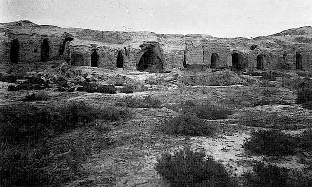 新疆吉木萨尔1908年，古代西域繁华地，彼时的北庭故城遗址