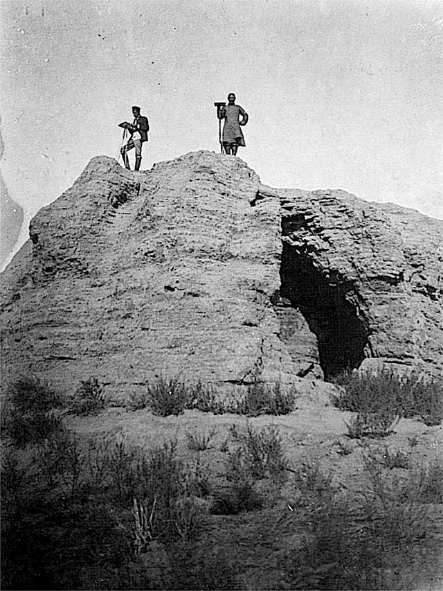 新疆吉木萨尔1908年，古代西域繁华地，彼时的北庭故城遗址