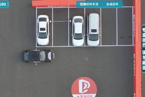 【2025智能辅助驾驶大横评】自动泊车-低矮栏杆车位-沃尔沃S90