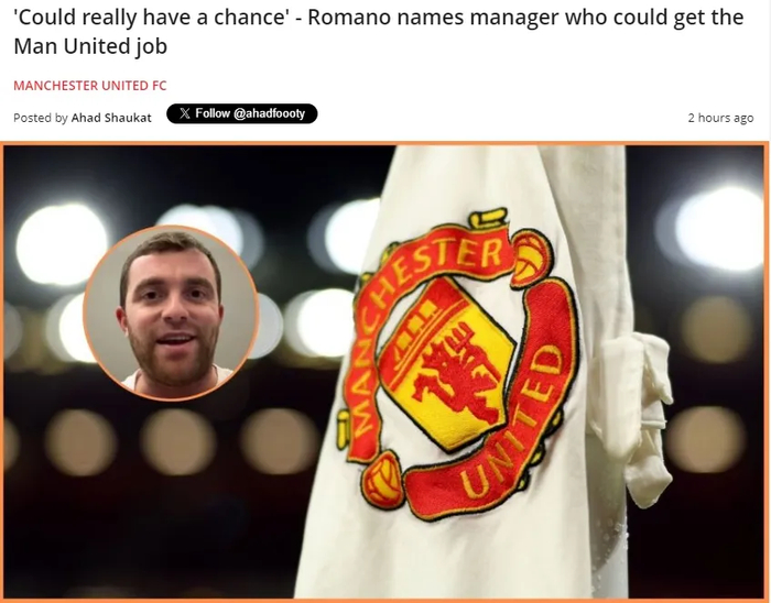 罗马诺：卡里克有望成为曼联长期主帅！阿韦洛亚：皇马仍可以夺冠