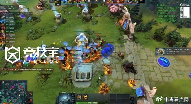 【DOTA2：lou神带队速推 AR力克Zero晋级决赛】