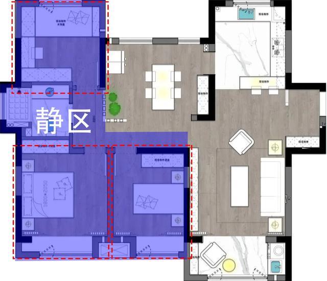 卧室内部布局：从8㎡以下再到大套间，设计师全都详细规划好了