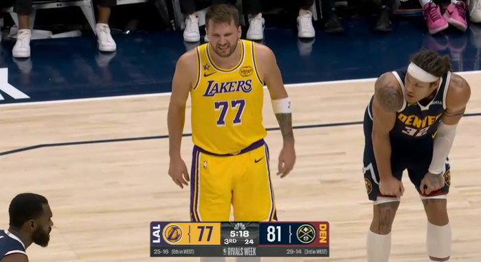 湖人逆转掘金！东契奇轰38+13+10罚球致胜 拒绝掉到附加赛区