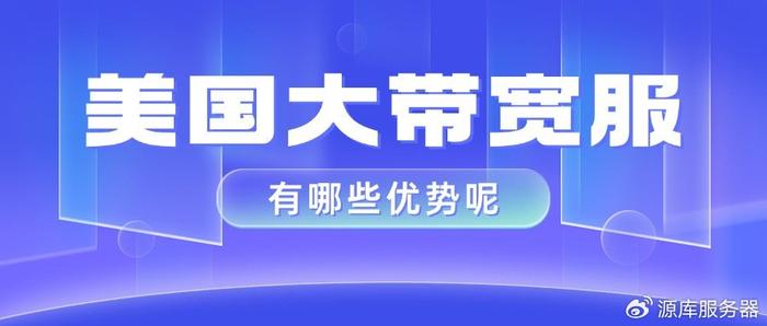 美国大带宽服务器租用有哪些优势呢