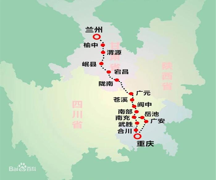 2027年重庆米字型高铁网建成，兰渝高铁成为川内城市争夺重点