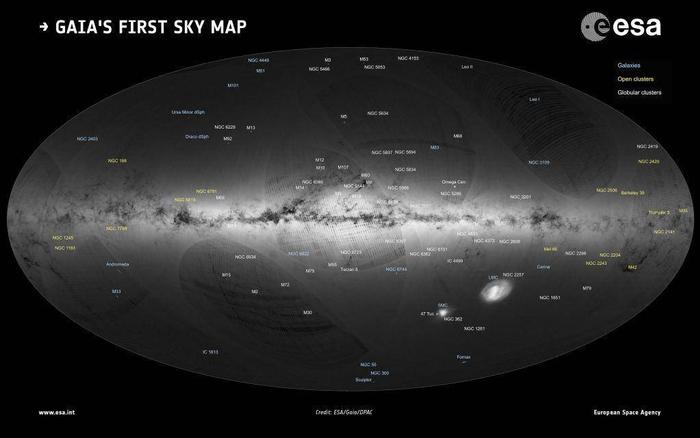 盖亚任务——绘制出银河系中心棒状恒星集合的地图