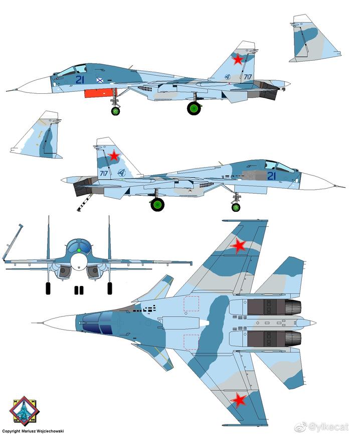 苏霍伊Су-33УБ(Су-27КУБ)/Su-33UB(Su-27KUB)舰载战斗教练机