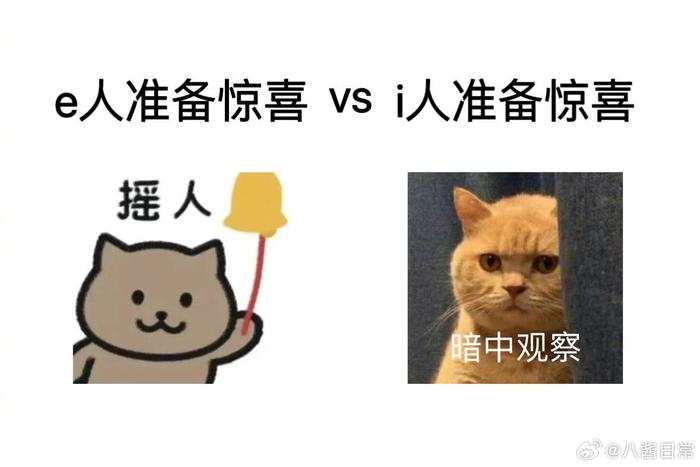 哈哈哈哈哈，i人e人真的差别这么大的嘛？