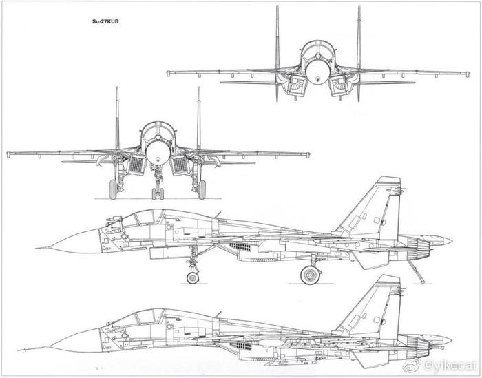 苏霍伊Су-33УБ(Су-27КУБ)/Su-33UB(Su-27KUB)舰载战斗教练机