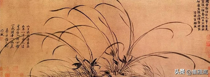 高洁典雅|历代名家笔下的梅兰竹菊(100幅)|文人画|国画|四君子|兰花|题材_新浪新闻