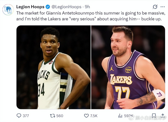 湖人今夏将猛追字母！有顶薪空间可签换里夫斯：为詹皇离队做准备