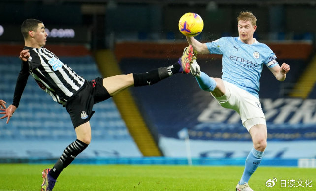 英超第12轮，纽卡斯尔联2-1曼城