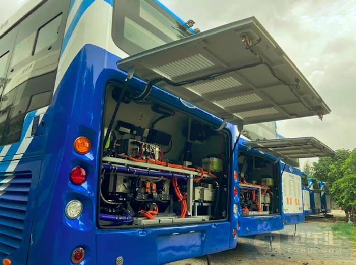 开沃汽车15辆氢燃料电池公交车投入广州运营