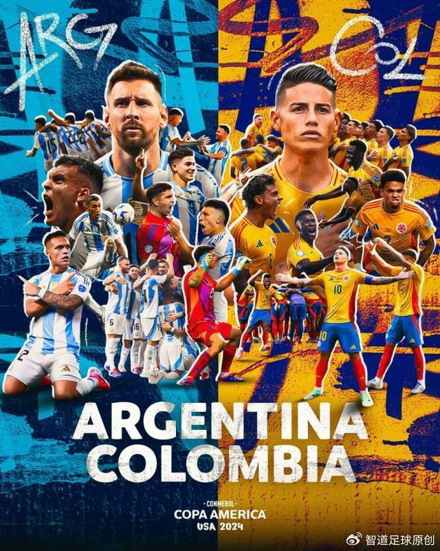 2024美洲杯第一球星！5场6球＆4场MVP官方决赛海报C位PK梅西