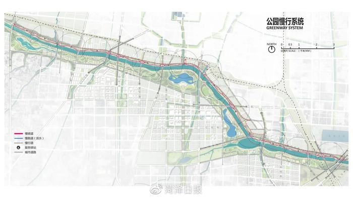 菏泽将打造万福河生态景观带！附效果图