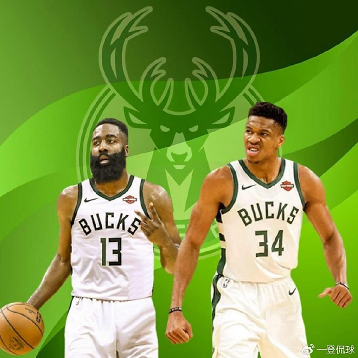 哈登与字母哥联手引爆联盟 雄鹿新赛季夺冠之路就此开启