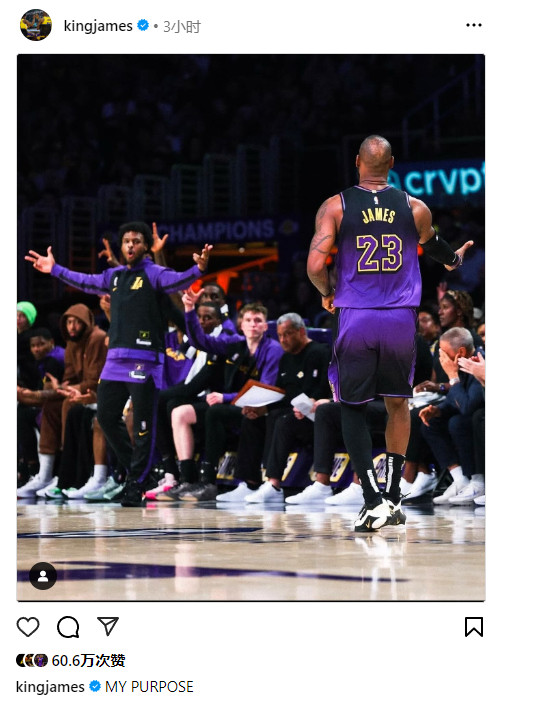 跟随詹姆斯与浓眉领衔的紫金军团冲击季后赛每一场都是巅峰对决