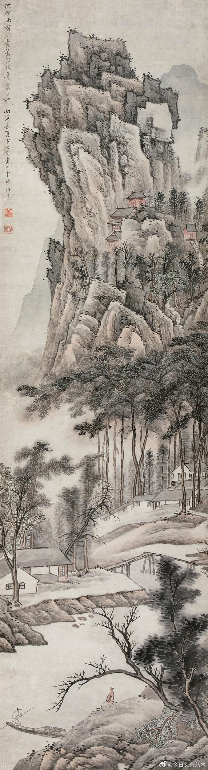 明代画家卞文瑜山水画