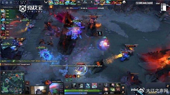 【DOTA2-梦幻联赛S22： XG2-0击败spirit！】
