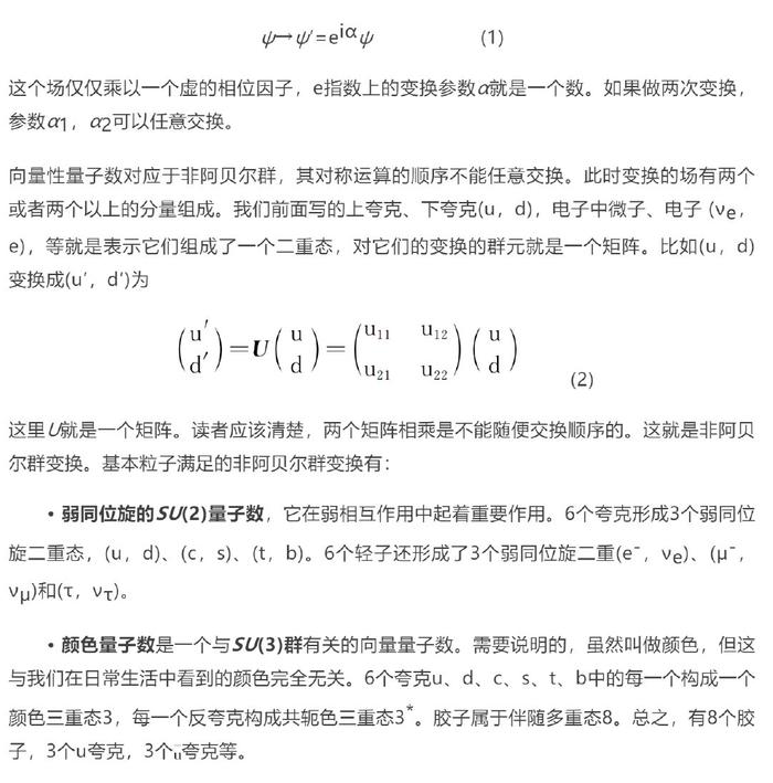 基本粒子和相互作用的标准模型 | 众妙之门​