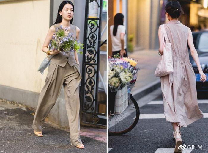 被上海女生“春夏穿搭”圈粉：裤子宽一点、裙子短一截，时髦显瘦