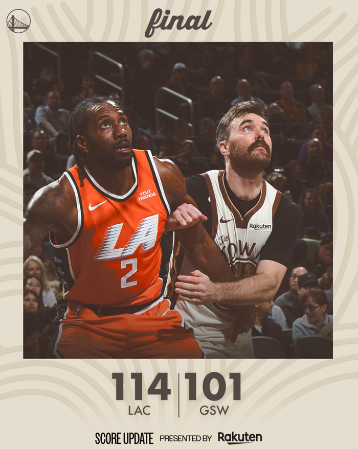 西部最新排名：火箭稳住西部第三 快船仅差勇士1.5胜场 掘金摆脱连败