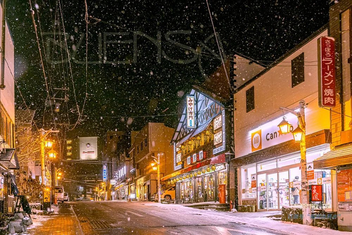 地狱谷的温泉（日本，北海道）