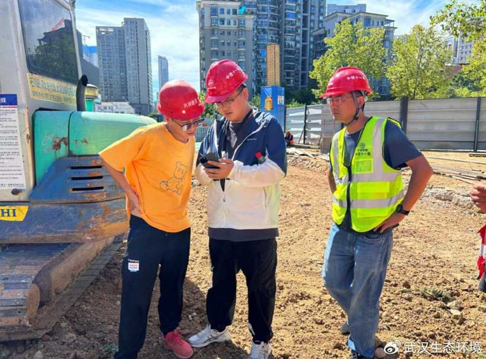 武昌區分局強化非道路移動機械監管 助力大氣環境質量改善