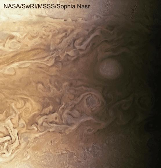 高清影像！朱诺号探测器远跨太阳系，终到木星拍得最佳图像