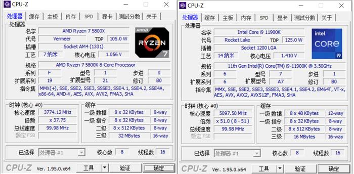 网游才是王道！AMD 锐龙7 5800X完胜i9-11900K